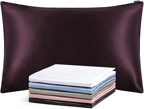 Amazon Lilysilk リリーシルク シルク枕カバー ピローケース 35x55cm ディープパープル 1枚 25匁 額縁無し 天然 シルク 美肌 軽量 Oeko認証済 枕カバー ピローケース オンライン通販