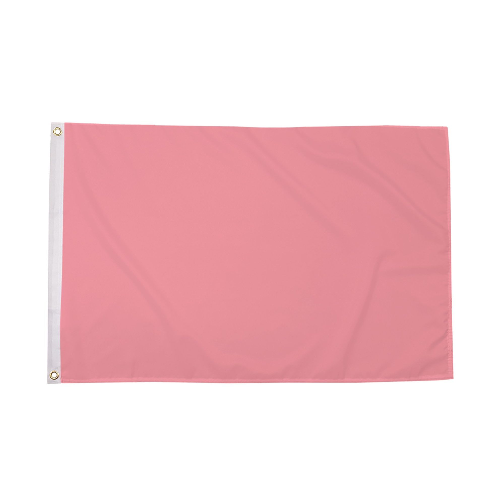 Flagtex Pink Plain Colour Flag Large 8ft x 5ft (240cm x 150cm) - Giant Solid Pink Vivid Outdoor Polyester Flag Weather Resistant Banner for Outdoor Display Events