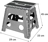 Optimal Products Foldable Step Stool 150Kg Anti-Slip Black 39cm Large view 5