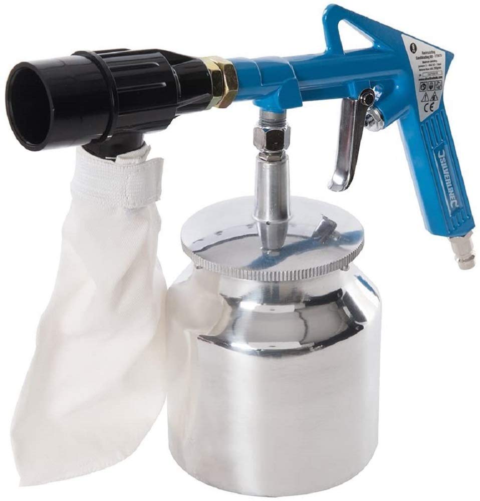 Silverline 372673 Recirculating Sandblasting Kit 6pce 03 - 4Bar (43 - 58psi)