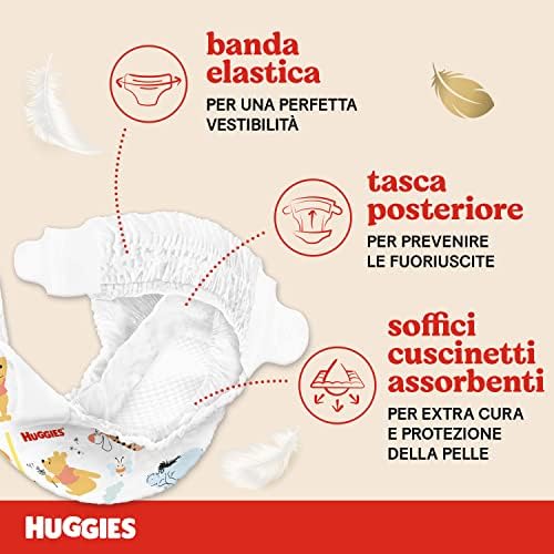 Extra Care, Pannolini Taglia 5 (12-17 Kg), Ultra assorbente, Protezione Completa, Design Disney, 28 Pz