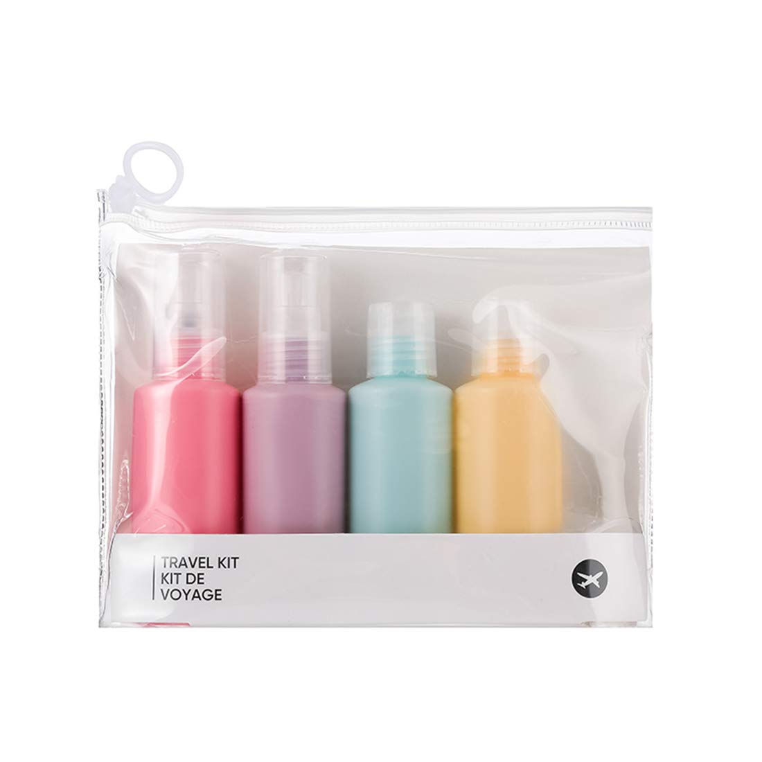 Buy MINISO Travel Bottle Kit Set of 4, Portable Plastic Multipurpose