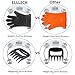 ELLECK Silicone BBQ/Cooking Gloves -Meat Shredder Claws -Kitchen Tongs -Silicone Brush Set, Silicone Heat Resistant Grilling BBQ, Oven, Grill, Baking, Cooking/Oven Gloves & Barbecue Claws (Black Set)
