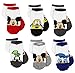 Mickey Mouse Little Boys 6 pack Socks (4-6 (Shoe: 7-10), White/Multi Friends Quarter)