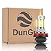 DunGu H11 H8 H16 Fog Light Bulbs LED Error Free Super Bright for Fog DRL 12V Gold Yellow Lamps Replacement