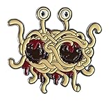 Flying Spaghetti Monster Enamel Pin FSM Hat Pin Pastafarian Flair Alt God Button