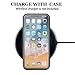 Compatible with iPhone X Case, iPhone Xs Case, OTOFLY Ultra Thin Protective Case Simple Stylish Slim Fit Soft TPU Matt Cover Non-Slip Grip Scratch Resistant Black