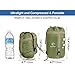 REDCAMP Ultra Lightweight Sleeping Bag For Backpacking, Comfort for Adults Warm Weather, Hooded with Compression Sack Green(87