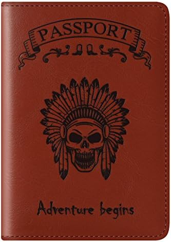 Passport Holder Cover Wallet RFID Blocking Leather Card Case Travel Accessories for Men Women