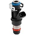 Frezon 1×Fuel Injectors Fit For 8.1 Mercury Mercruiser 496 MAG,-496 HO 8.1S MPI,8.1L HO,For Chevrolet and GMC Trucks 1999-2007 4.8L 5.3L 6.0L 8.1L fitted with Delphi Multec II injectors Mini Connector