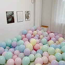 Pastel Balloons 100pcs 12" Assorted Color + Balloon