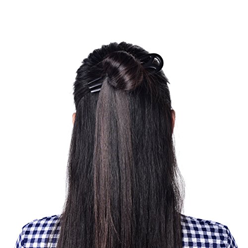 1 Pcs Handmade Carved Wood 3-Prong Hair Fork Vintage Style Hair Stick by Team-Management