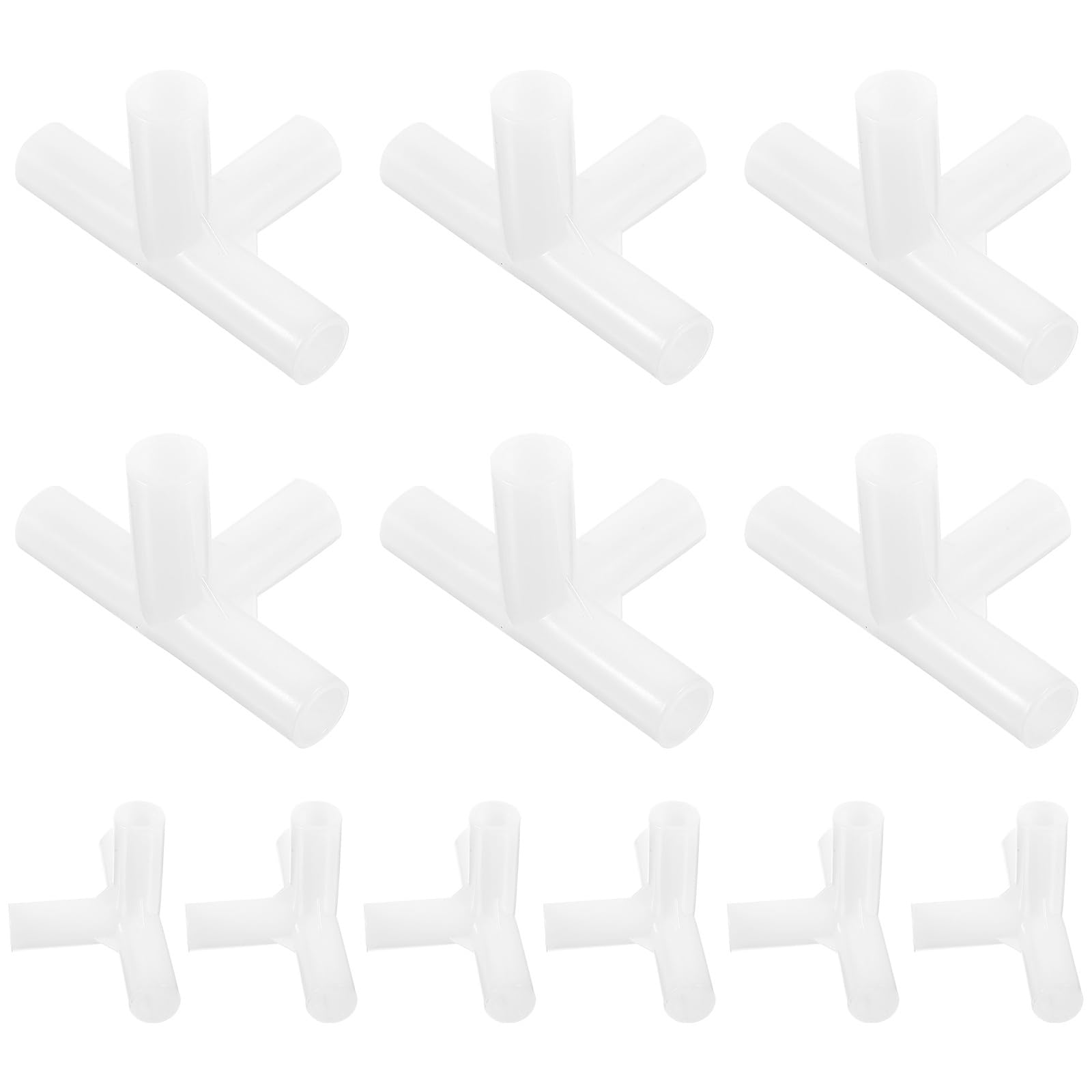 BESPORTBLE Gazebo Connector Set Tent Pole Connectors, 24Pcs Gazebo Feet Corner Replacement Spare Parts, Gazebo Awning Tent Feet Corner Center Connector Accessories for Outdoor Camping Trip (8mm)