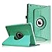 Fintie Rotating Case for iPad Mini 3/2 / 1-360 Degree Rotating Smart Stand Protective Cover with Auto Sleep/Wake for iPad Mini 1 / iPad Mini 2 / iPad Mini 3, Crocodile Turquoise