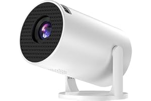 VBESTLIFE Mini Projector, Video Projector for Bedroom, Portable Room WiFi Projector Built in Speaker, Native 1080P, Support S