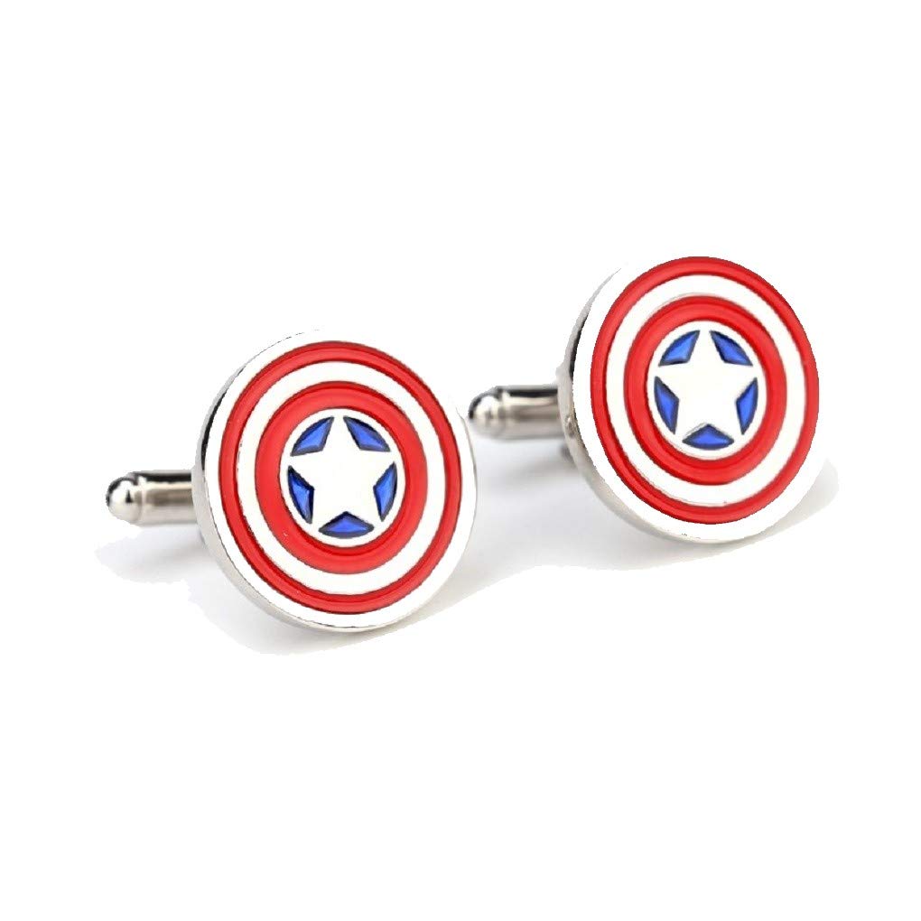 Wonder Superhero Captain America Cufflinks