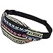 Kayhoma 2 Zippers Boho Fanny Pack Stripe Festival Retro Vintage Flat Bum Bags Travel Hiking Hip Waist Bag