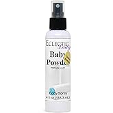 Eclectic Lady Baby Powder Body Spray, 4 ounces, Body Mist for Women with Clean, Light & Gentle Fragrance, Cologne with Soft, Subtle Aroma For Daily Use