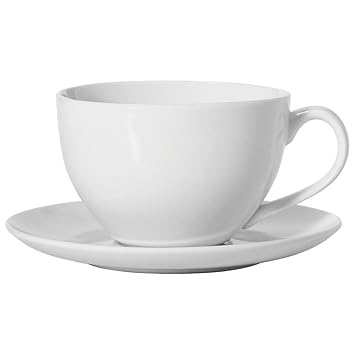 Maxwell & Williams White Kaffeetasse & Untertasse Jumbo Basic