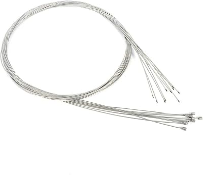 Yosoo 10pcs Derailleur Cable 2m Stainless Steel Universal Bike Shift Cables