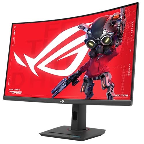 ASUS ROG Strix XG32WCMS 32 Zoll Gaming Monitor (2560x1440, Curved, 280Hz (über 144Hz), Fast VA, Extreme Low Motion Blur Sync, USB Type-C, DisplayWidget Center, Stativanschluss, HDR) thumbnail 3