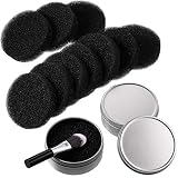 Makeup Brush Cleaner 2 in 1 Color Removal Sponge for Eye Shadow Blush Color Foundation Make-up Removals from Makeup Brush to Switch Color (12 Packs)