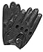 Pratt and Hart Silverstone Our Bestselling Men's Leather Driving Gloves Size XL Black