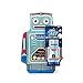 Suck UK Tin Robot Lunch Bag - Kids Lunch Box - Food Storage Tin - Boys Lunchbox - Retro Bag Kids - Packed Lunchbox - Bento Boxes For Adult - Food Container With Carry Handle - Snack Metal Boxes