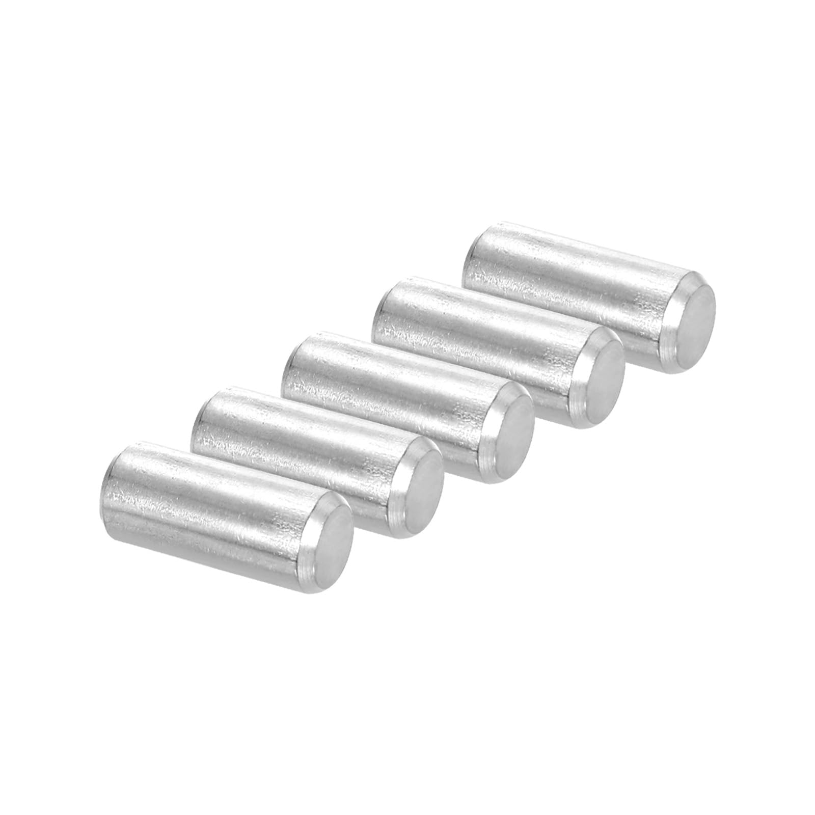 PATIKIL 304 Stainless Steel Dowel Pin 10x30 mm (2/5" Dia), 10 Pcs Hardened Metal Dowel Pins Bunk Bed Pegs Pin Replacement Hardware for Shelf Furniture Assembly DIY