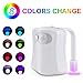 Sunnest Motion Activated Toilet Night Light, LED Bowl Light, Motion Sensor Seat Light 8 Color Changing, Fit Any Toilet, White