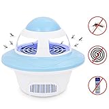 SUNNEST Electronic Indoor Bug Zapper Insect Killer Mosquito Killer Mosquito Trap, USB Powered Mosquitoes Zapper Lamp with Built in Fan LED Mosquito Catcher Killer Trap for Home Bedroom Kitchen Garden