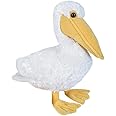 Wild Republic Pelican White, Cuddlekins, Stuffed Animal, 12 inches, Gift for Kids, Plush Toy, Fill is Spun Recycled Water Bottles, Multi (21467)