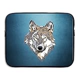 ZOENA Wild Wolf Water-resistant Notebook Protective Case Bag 13-15 Inch