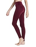 TSLA Women's Thermal Yoga Pants, High Waist Warm