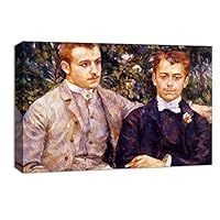 Canvas Wall Art Landscape at Beautiful by Pierre-Auguste Renoir Canvas Prints Home Artwork Decoration for Living Room,Bedroom - 12x18 inches