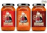 Guy Fieri Old Skool Traditional Suace 25 oz Spicy Tomato Sauce 25 oz Pepperoni Marinara Sauce 25 oz (3 Pack)