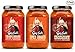 Guy Fieri Old Skool Traditional Suace 25 oz Spicy Tomato Sauce 25 oz Pepperoni Marinara Sauce 25 oz (3 Pack)