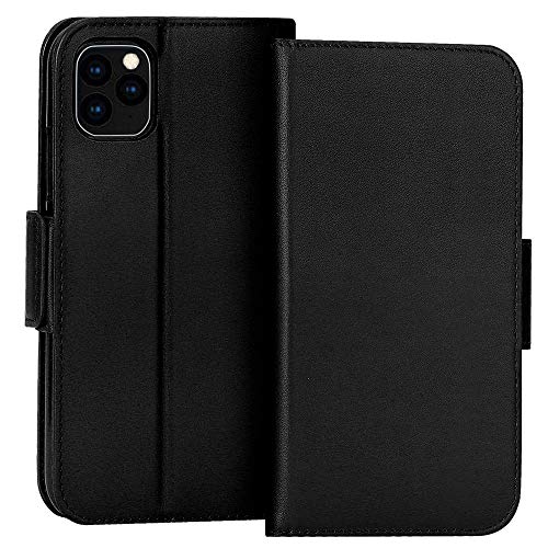 FYY Case for iPhone 11 Pro Max 6.5”, Luxury [Cowhide Genuine Leather