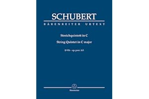 BAERENREITER VERLAG Schubert: String Quintet in C Major, Op. posth. 163, D 956 [Study Score]