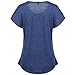 FUNOC Womens Boat Anchor Printing Summer Short Sleeve T-shirt Blouse Tank Tops