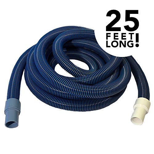 Puri Tech 1.5 Inch Diameter x 25' Feet Long Vacuum Hose for InGround