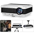 EUG LCD Digital HD Video Projector 1080P Support 1280x800 Native Wxga 4600 Lumen Multimedia Home Theater TV Projectors Indoor