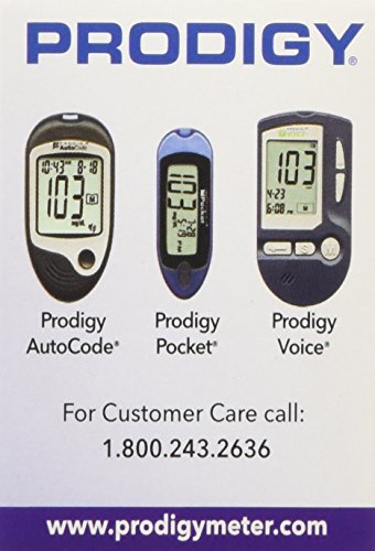 Prodigy No Coding Blood Glucose Test Strips 300 Count (50 Strips x 6 Packs)