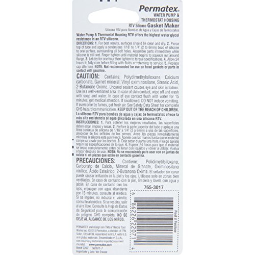 4 Permatex+22071+Thermostat+Silicone+Gasket