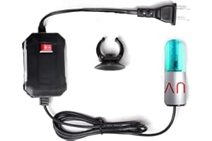 JACKSUPER 3W Aquarium Clean Light Fish Tank Algae Clean Light Green Water Clean Fish Tank Water Clean Lamp for Sump Pond Filter Tank