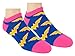 DC Comics Wonder Woman Ankle-No Show Socks 5 Pair Pack Multi-Color Shoe Size 4-10