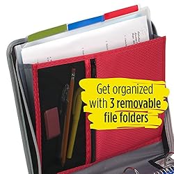 Five Star 2 Inch Zipper Binder, 3 Ring