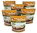 Dr. Jay's Ayurfoods Upama 6 Pack - Premium Comfort Food, FREE of Preservatives, BEST All Natural Ingredients, Vegan, Vegetarian, non-GMO, Ayurvedic, Upma, Ready to Eat in 5 Minutes