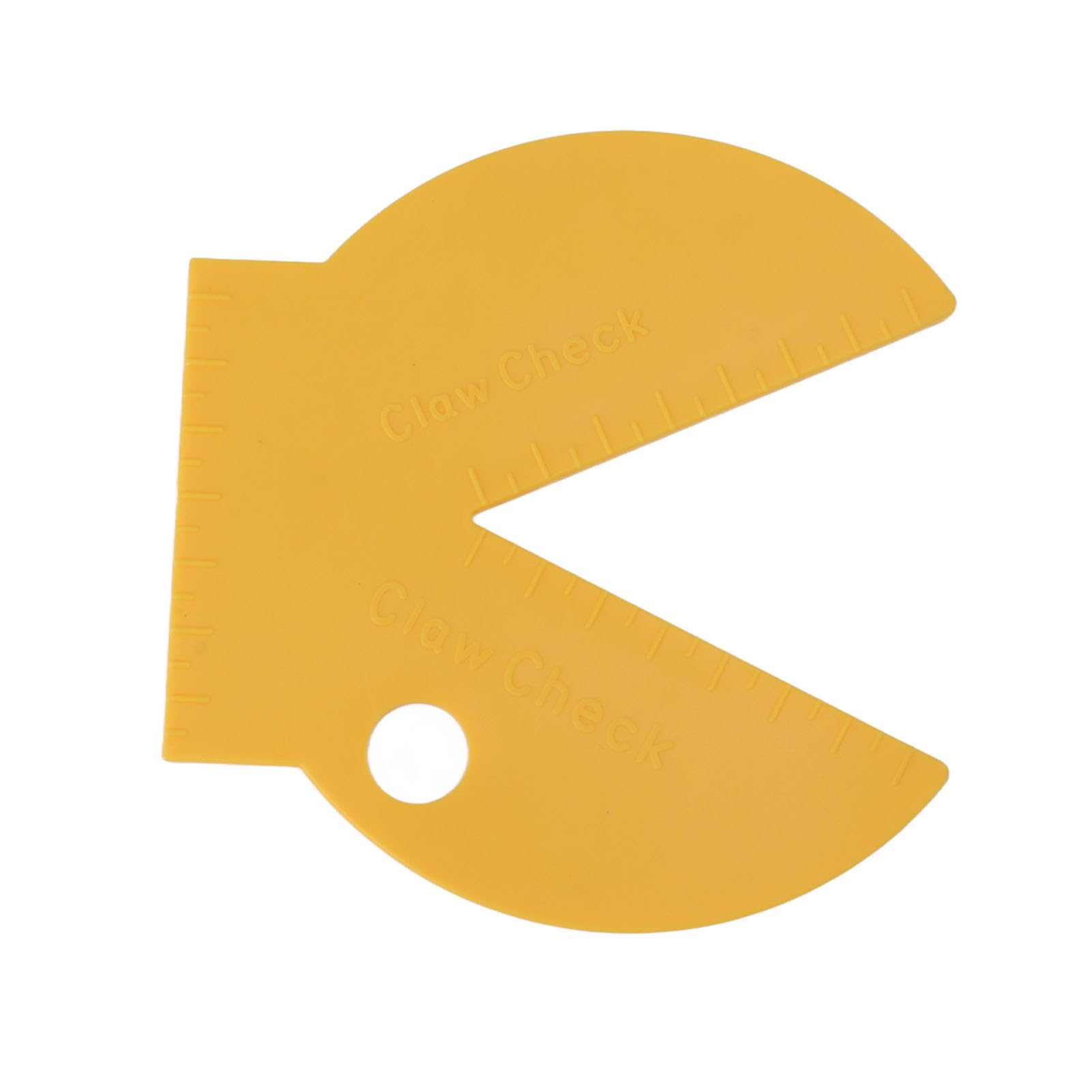 Hoof Claw Check Gauge, Multifunctional Plastic Trimming Ruler for Hoof of Cows and Horses