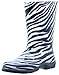 Sloggers 5006ZE07 Rain and Garden Boot with Comfort Insole, Zebra Print, Size 7